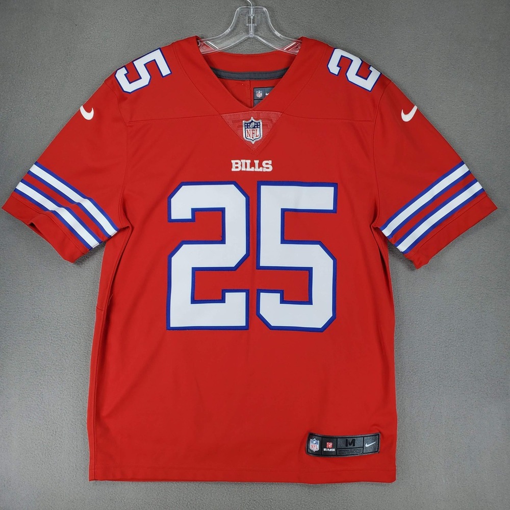 Nike Jersey Mens M Red Buffalo Bills LeSean McCoy 25 NFL On Field Dri-FIT